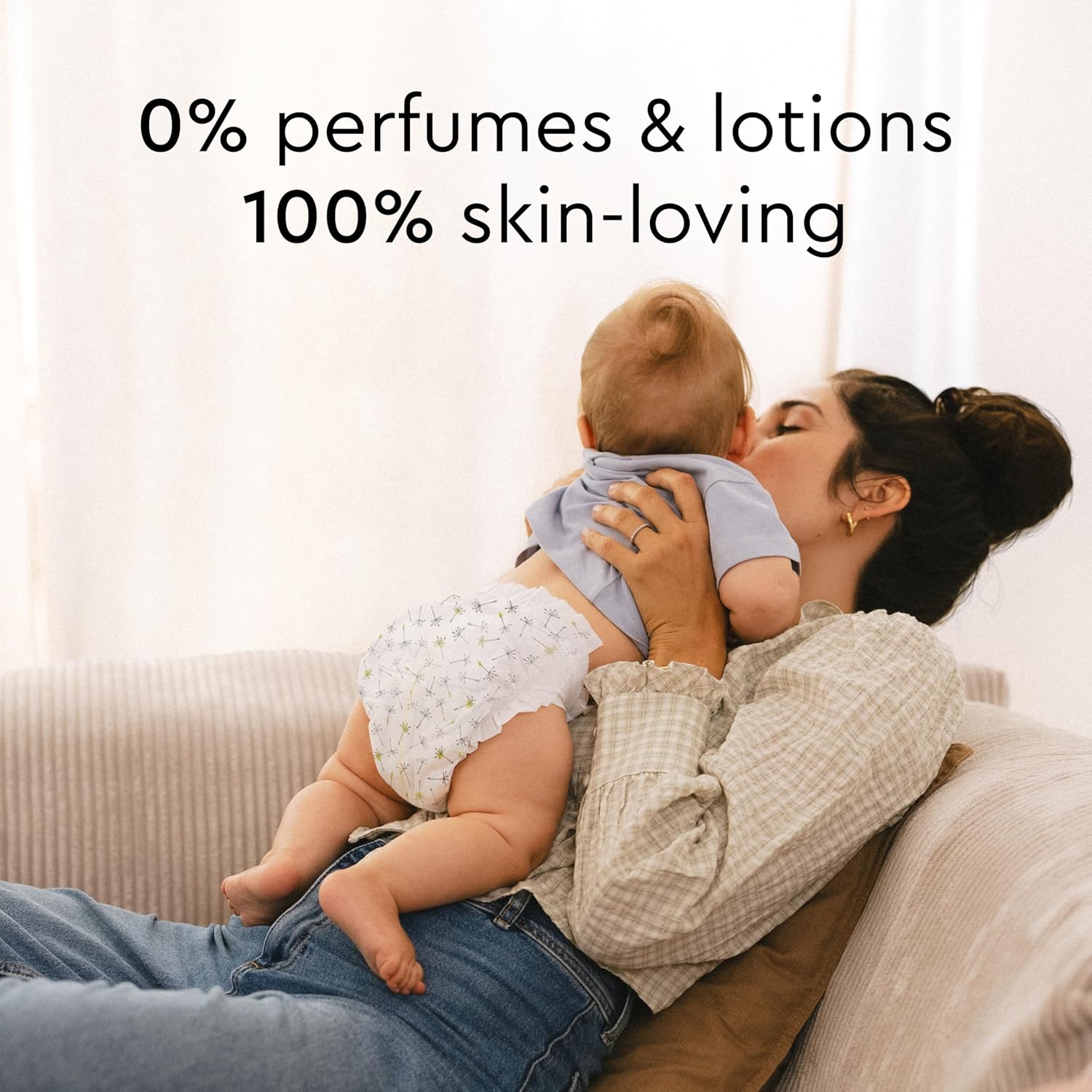 LILLYDOO Baby Diapers - Size 2 (9-18 lbs), Half-Monthly Supply (102 Count), Leak Protection, Skin-Friendly, Ultrasoft, Perfume- & Chlorine-Free, Hypoallergenic, Dermatologist Tested, Oeko-TEX® - Image 8