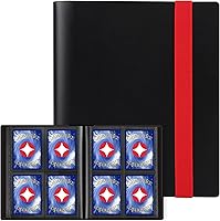 Vista 12 de GEAoffice Carpeta de tarjetas – Carpeta de álbum de colección de tarjetas coleccionables de 4 bolsillos – Carpeta con 160 bolsillos de carga lateral