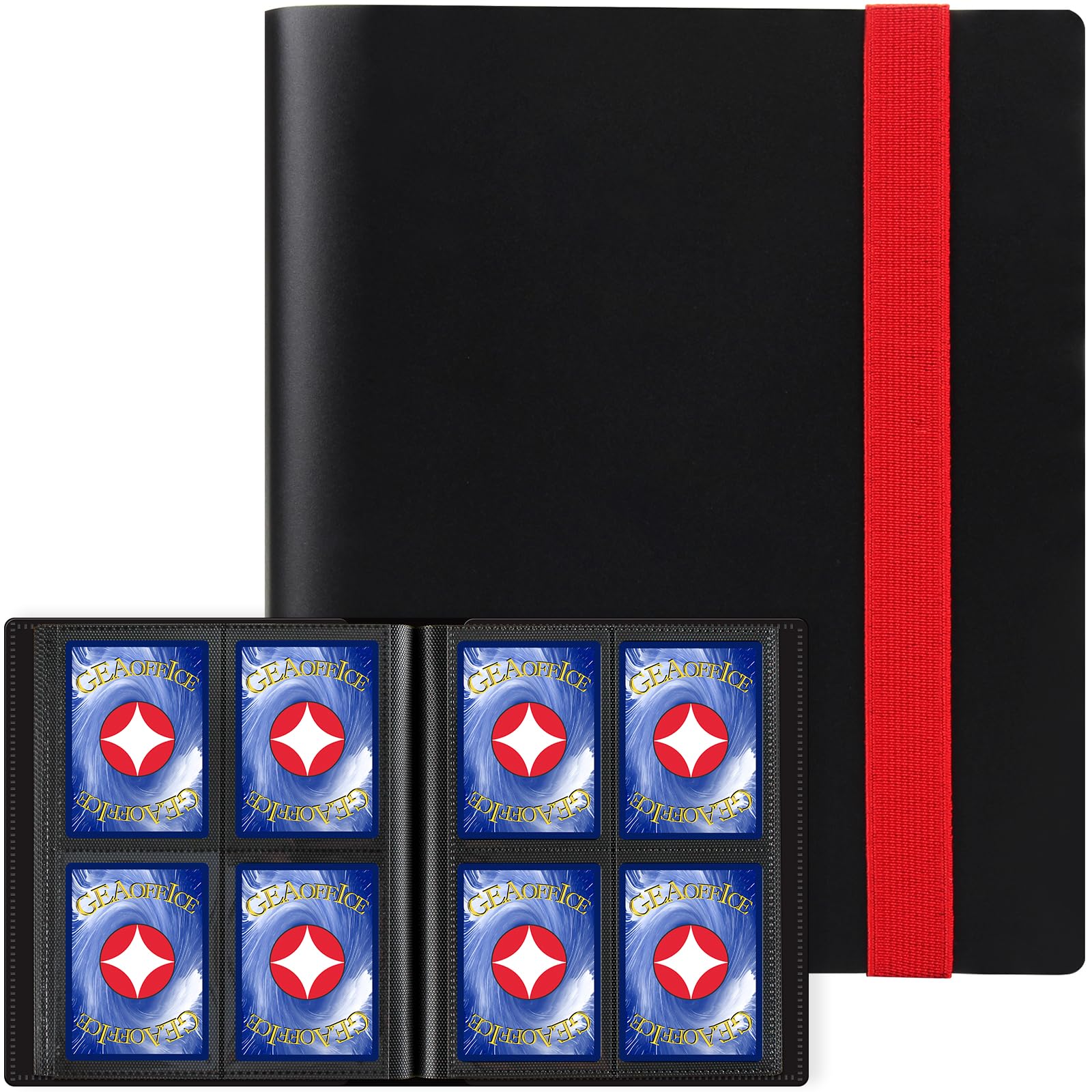 4 column card binder Amazon.com: GEAoffice Card Binder 4 Pocket - Small Trading Card Collection Album  Folder - 160 Side Loading Pocket Binder for TCG, MTG, Sports&Game Cards