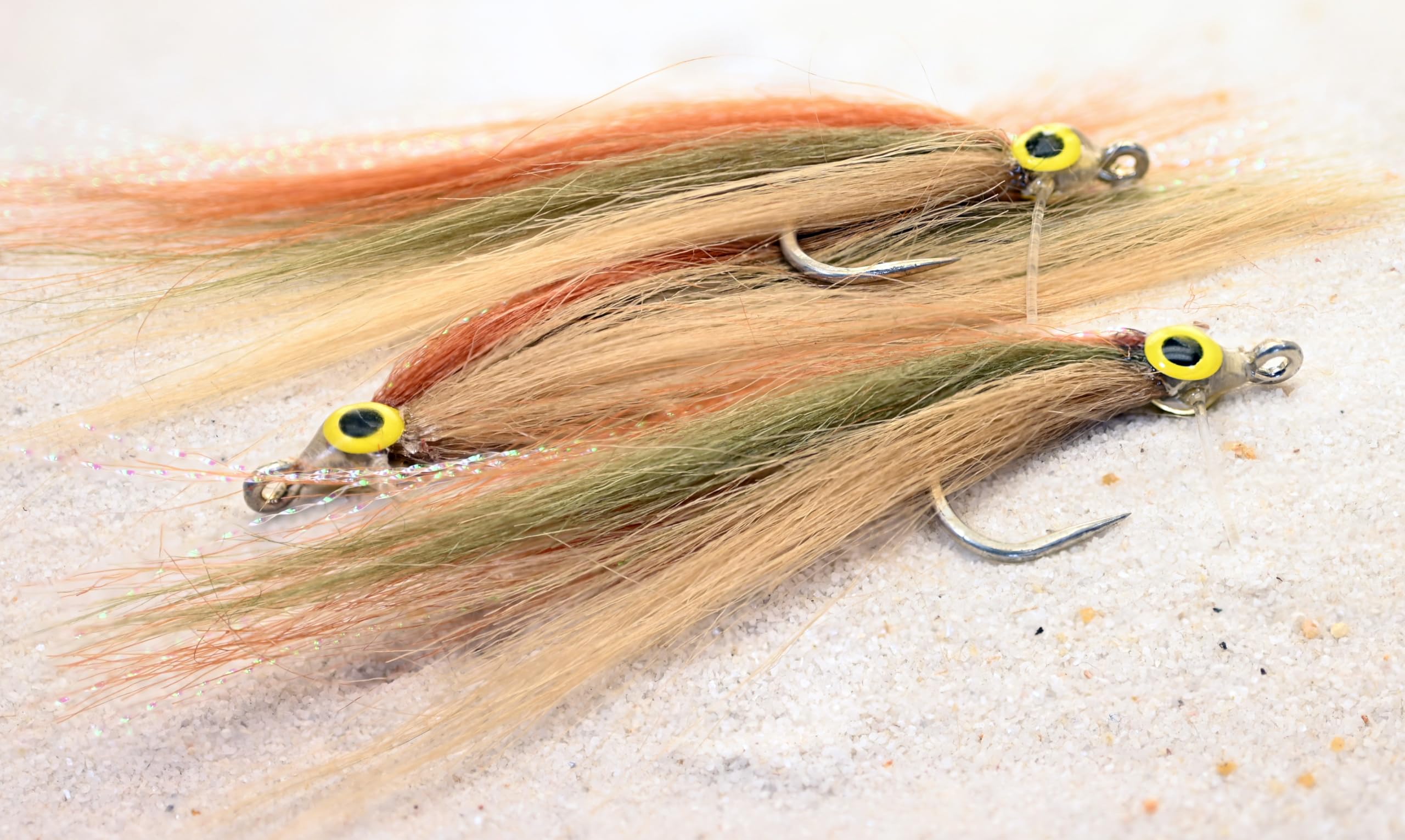 Cheat Code Saltwater Fishing Fly - Tarpon, Snook & Reds - 3 Pack - Hook #3/0… (3ct - Mangrove #3/0), Hooks
