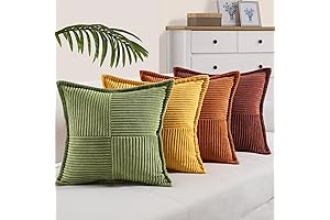 Topfinel 4-Pack Fall Decorative Throw Pillow Covers