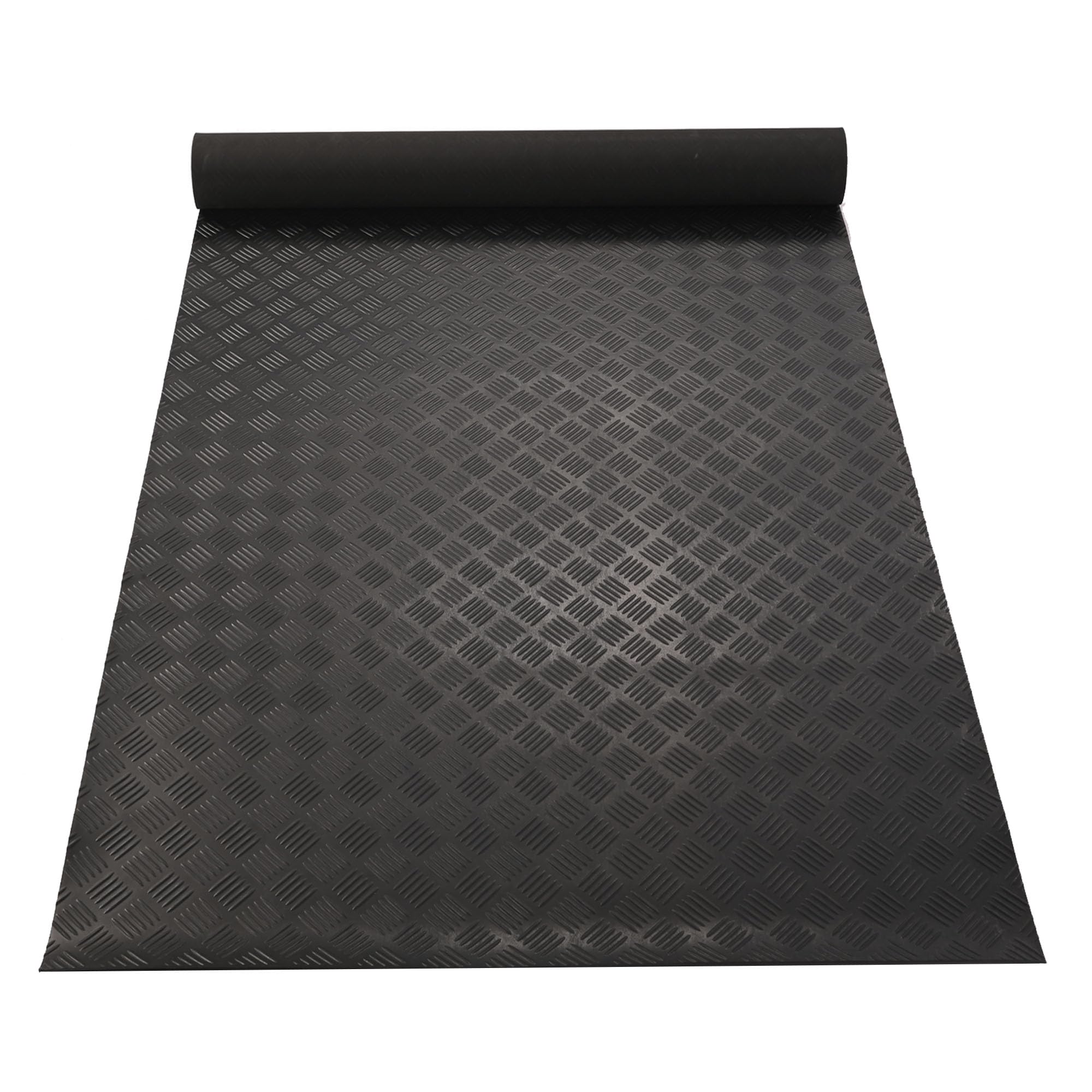 MYOYAY Alfombra de goma por metros, 500 x 100 cm, alfombra de goma de 3 mm, suelo de goma, antideslizante, alfombrilla de protección del suelo, alfombrilla de goma industrial, alfombrilla de goma para