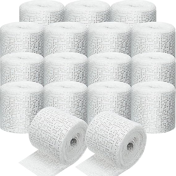 20 Pack Plaster Cloth Plaster Gauze Rolls Gauze Wrap