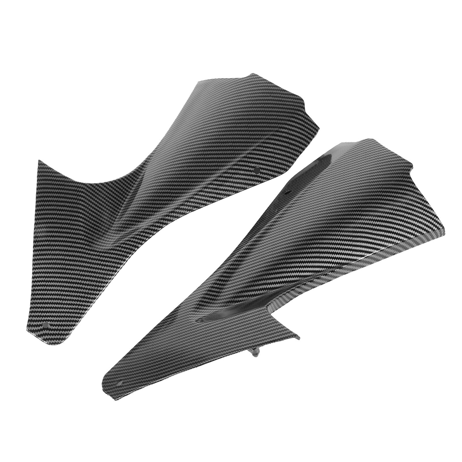 Inserto Per Carenatura Moto 2 Pezzi in Fibra di Carbonio Per Moto, Lato Moto, Copertura del Condotto Dell'aria, Inserto Per Carenatura, Adatto Per YZF R6 2006-2007