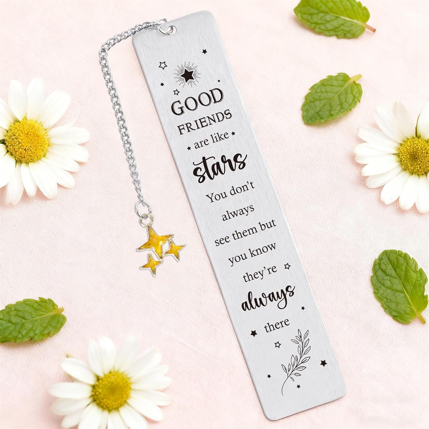 Inspirational Friendship Bookmark Gifts - Friend Gifts from Reading Women Men, BFF Long Distance Friendship Christmas Wedding Birthday Besties Encouraging Present for Sister Girl Women Her - Image 4