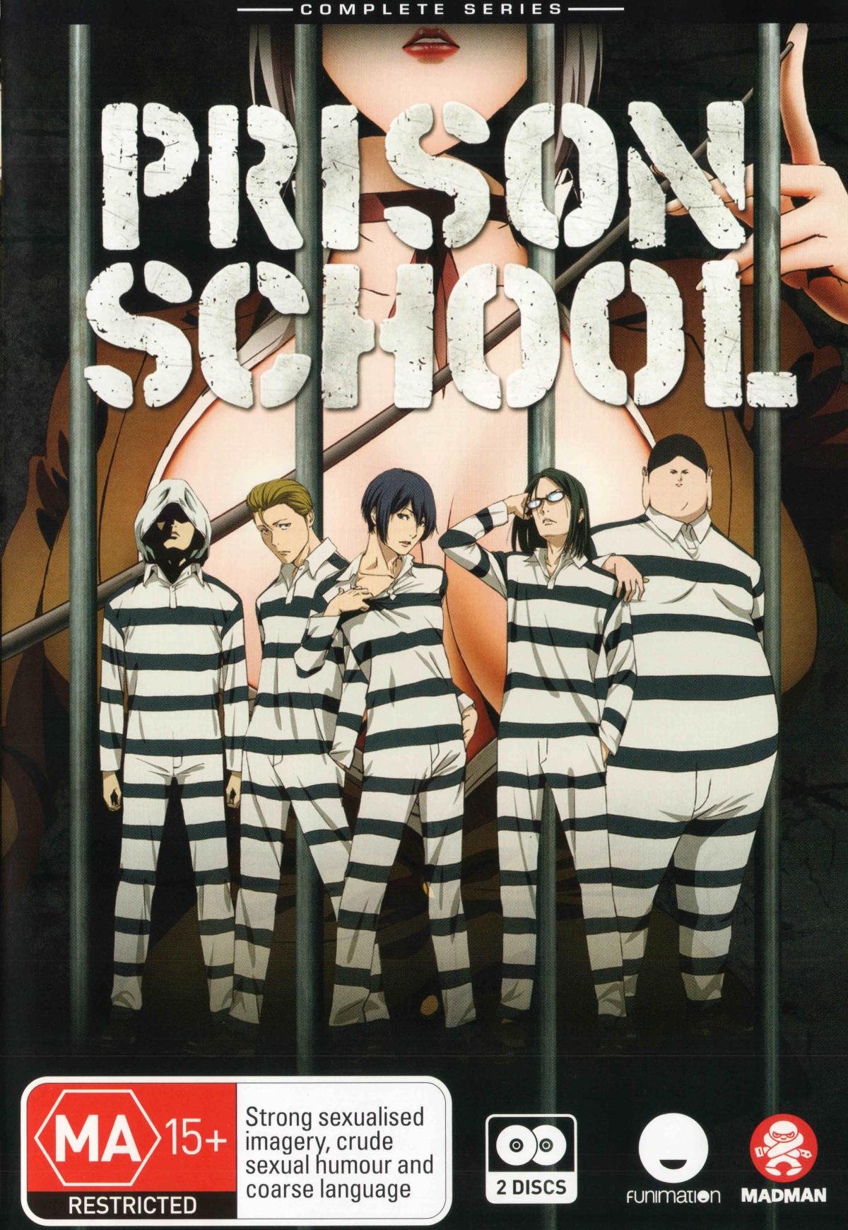 Pack de Discos DVD Prison School Animación Japonesa Edición Internacional Completa