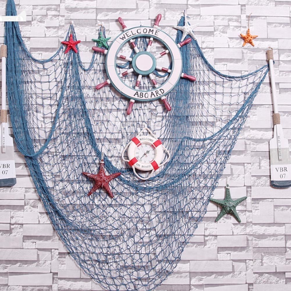 Amazon.com: Bom Bom Tree Decorative Fish Net, Mediterranean Style ...