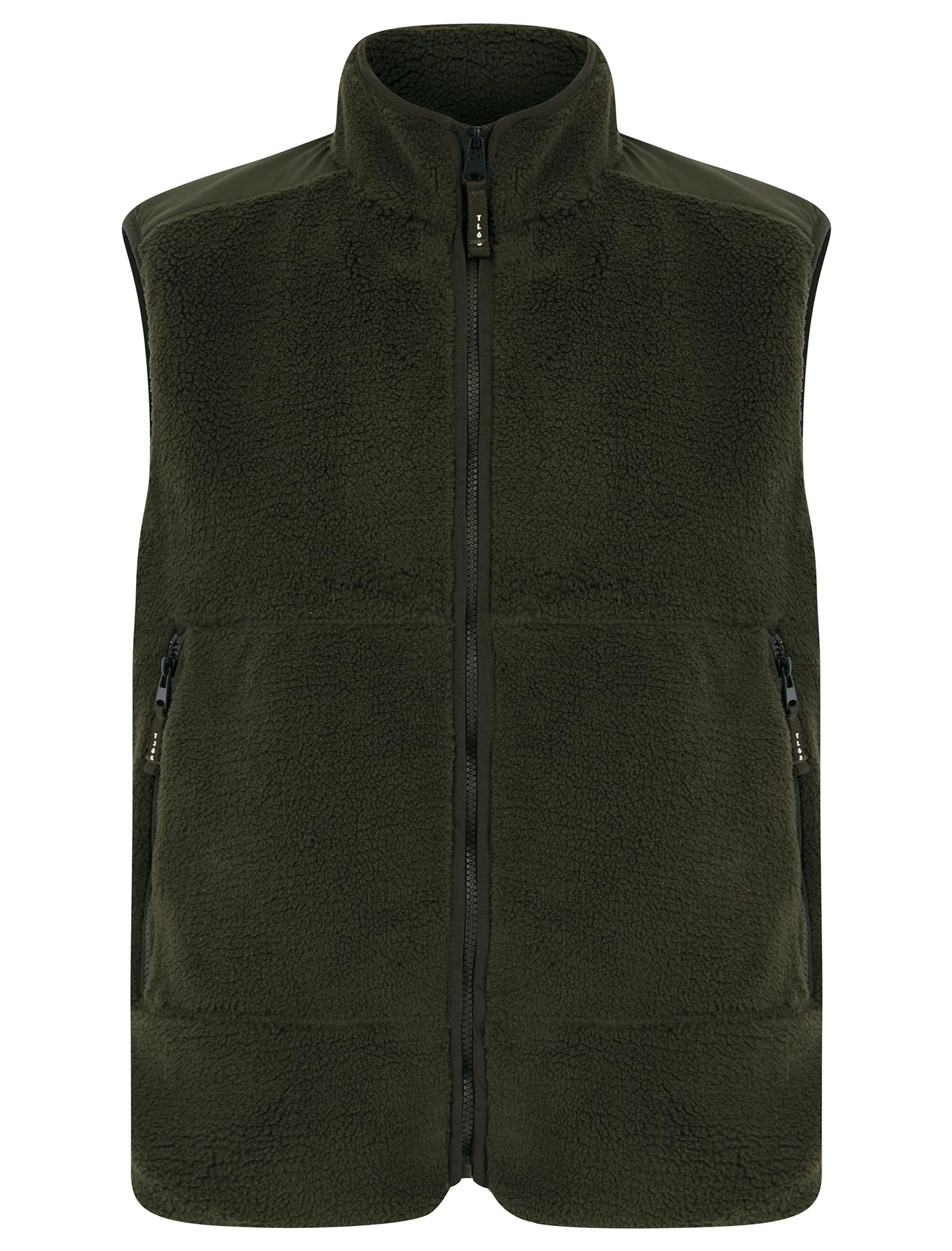 Tokyo Laundry Men's Calixto Teddy Fleece Funnel Neck Gilet Body Warmer