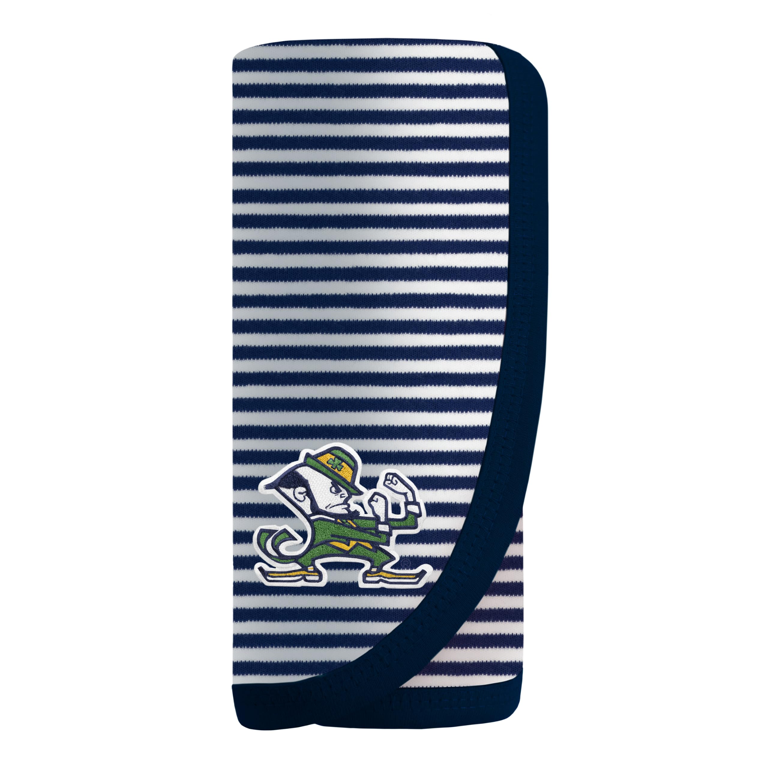 Creative Knitwear College Baby NCAA Infant Striped/Solid Blanket, Unisex, One Size 37.5 X 33.5