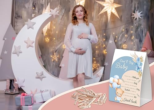 Miniatura 10 de Decoraciones de ducha de vegetación, juego de baby shower, decoraciones de baby shower de género neutro, juego de pinzas de ropa pequeñas, ideas de