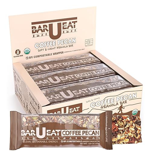 Miniatura 7 de BAR-U-EAT Barras de granola (Try Em' All, 12) Limpias, Sostenibles, Energéticas, Sin gluten, Sin Soja, Sin Lácteos - Sin Aceite - Sin Conservantes -