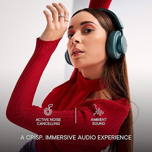 Miniatura 2 de Urbanista Auriculares inalámbricos Bluetooth sobre la oreja, 50 horas de tiempo de reproducción, auriculares inalámbricos con cancelación activa de