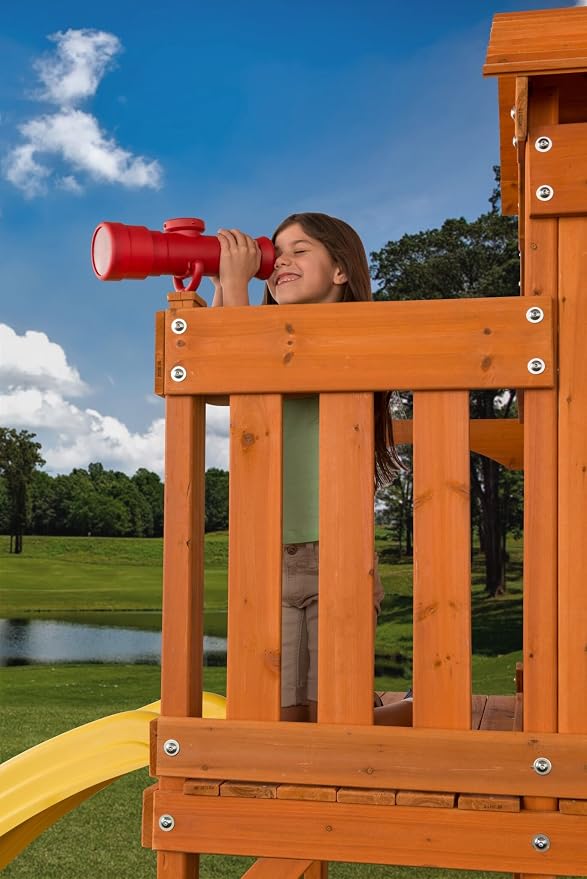 Telescopio de Juguete Plástico para Columpios - Rojo miniatura 4