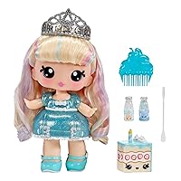 YUMMILAND Large Doll and Num Nom Lipgloss Pet - Callie Birthday Cake e Sprinks