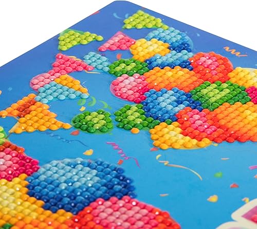 Miniatura 19 de Crystal Art Tarjeta de cumpleaños amigos 7.1 x 7.1 in