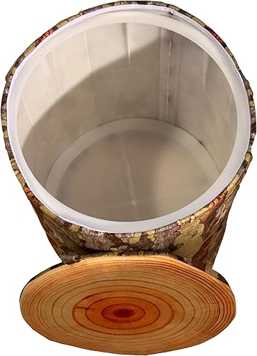 Miniatura 4 de Storl Taburete organizador de almacenamiento para juguetes y tela y taburete para niños (árbol, 12 ancho x 13 alto)