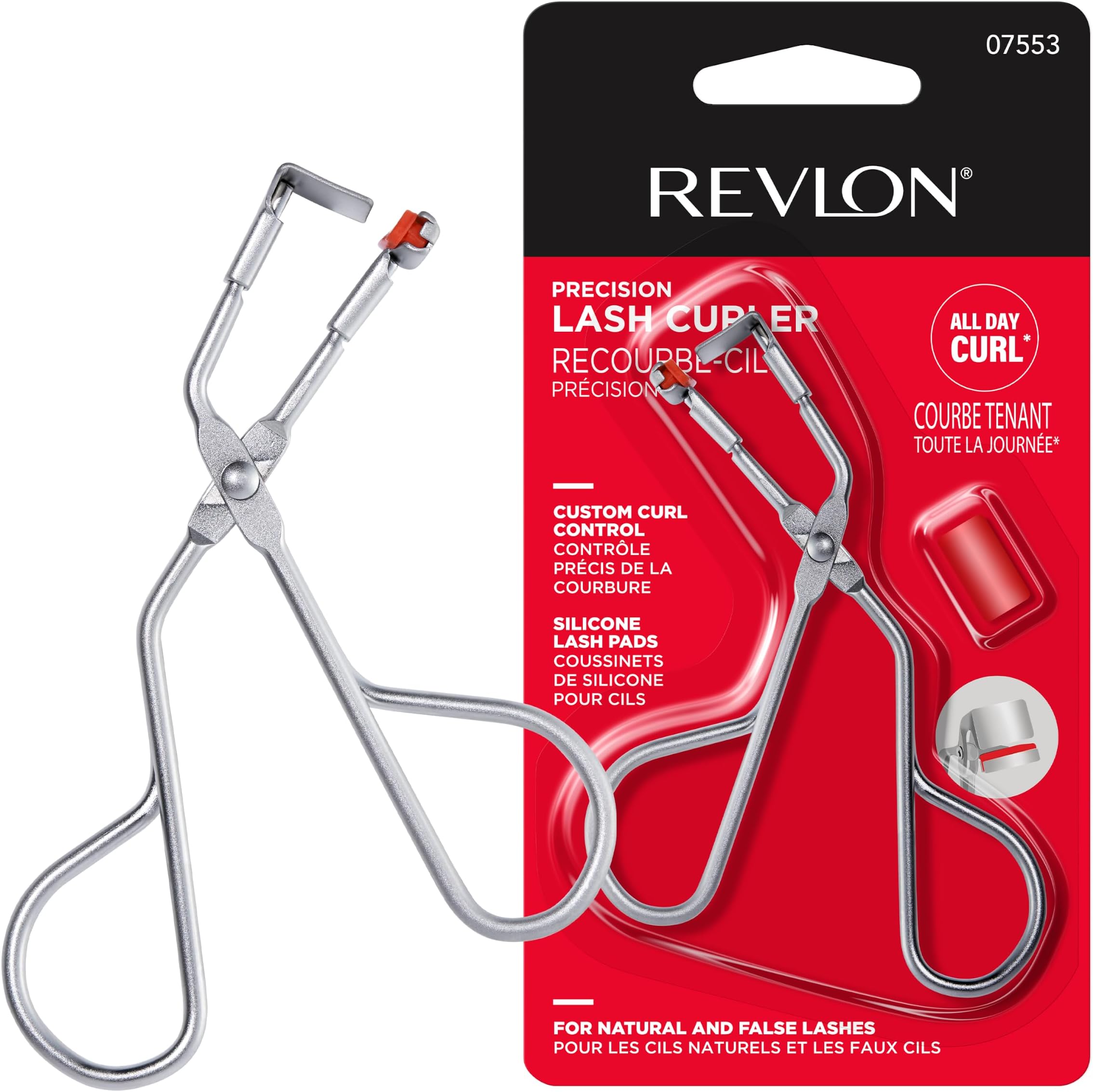 Precision Eyelash Curler, Silver, 1 Count