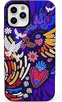 Vista 21 de Casely Funda para iPhone 12/12 Pro Compatible con MagSafe Doodle Bug Funda Crayola Crayon