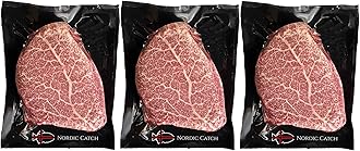 Grade A5 Japanese Wagyu Steak Without Bone, Always Fresh Thick Cut, Skin-Packed 100% Authentic A5 Wagyu Steak from Kagoshima Reserve - Great Gift