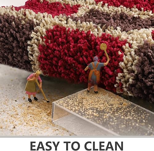 Miniatura 4 de TOMEX Tapete para puerta de interior, tapete antideslizante mejorado 2023, tapete de bienvenida para el hogar, suelo, baño (20 x 32 pulgadas19.7 x