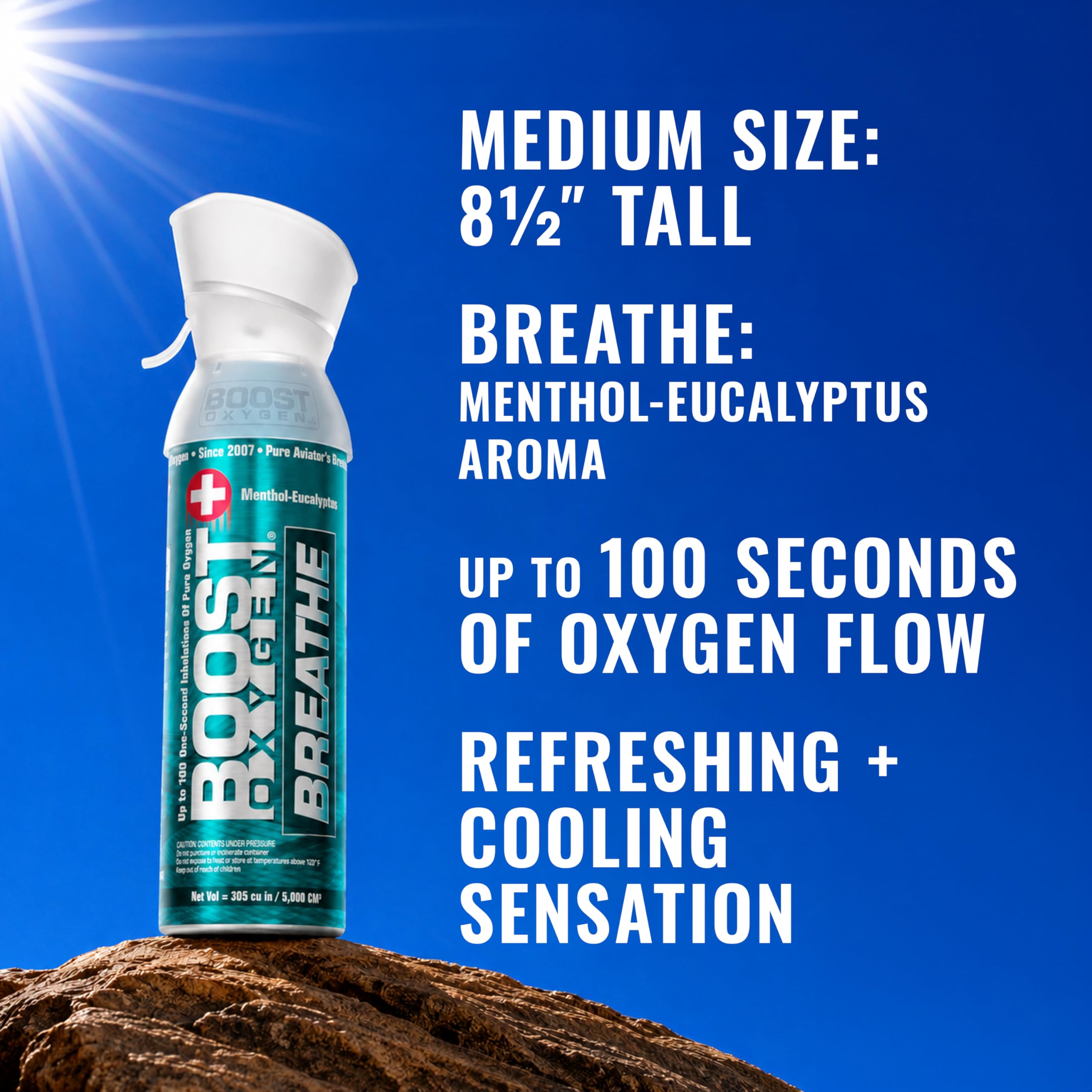 Amazon.com: Boost Oxygen Medium Breathe Menthol-Eucalyptus Aroma