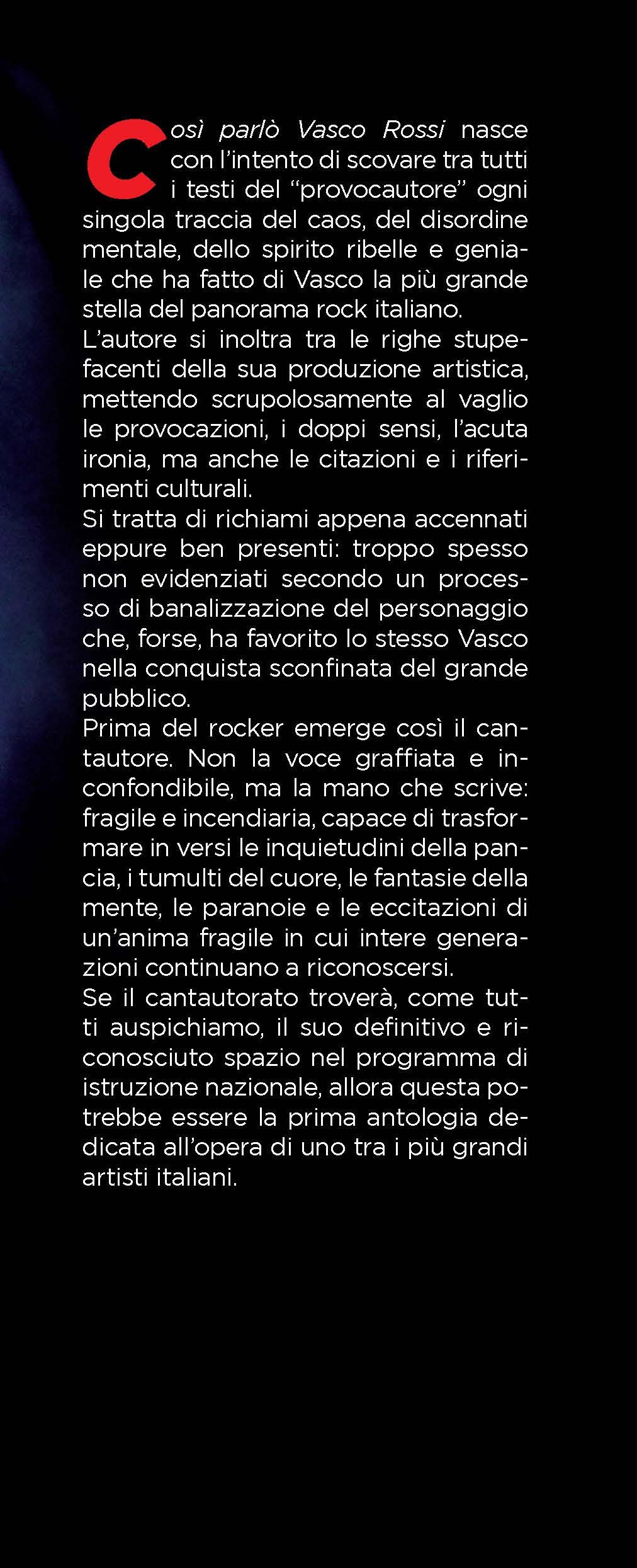 Così parlò Vasco Rossi. Antologia poetica integrale. Tutti i testi commentati