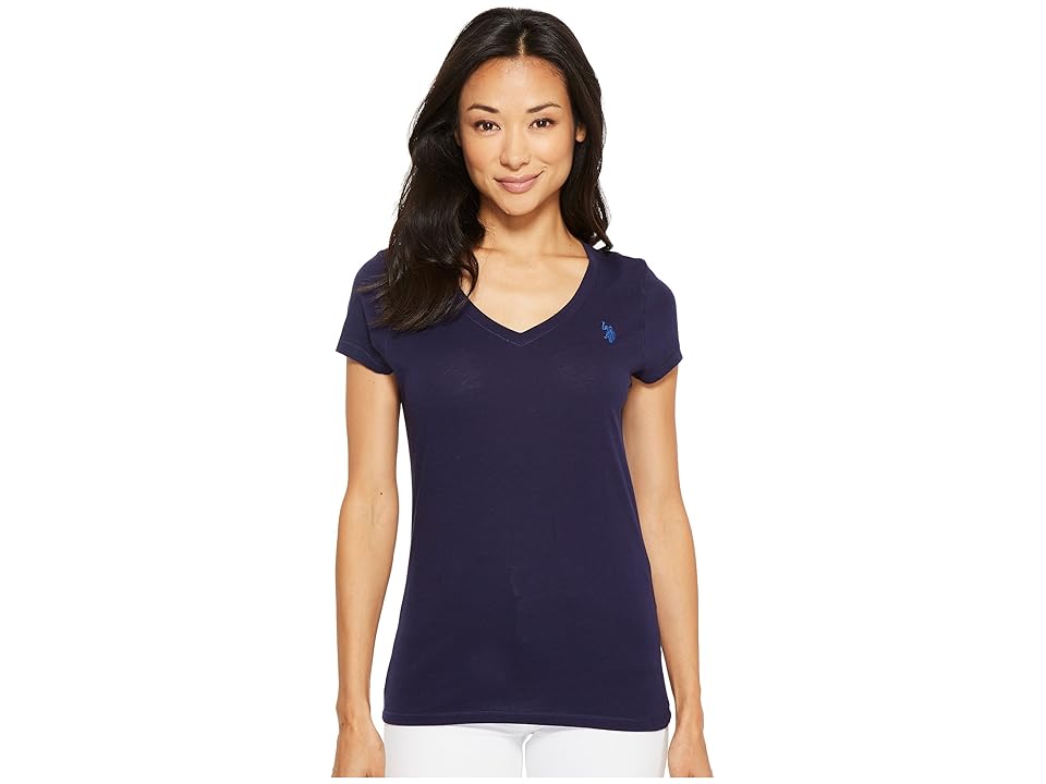 

U.S. POLO ASSN. Tonal Embroidered T-Shirt (Evening Blue) Women's T Shirt