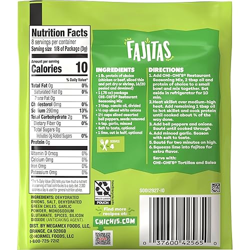 Miniatura 6 de Chi Chis Fiesta Restaurante Mezcla de condimentos 078 onzas paquete de 24