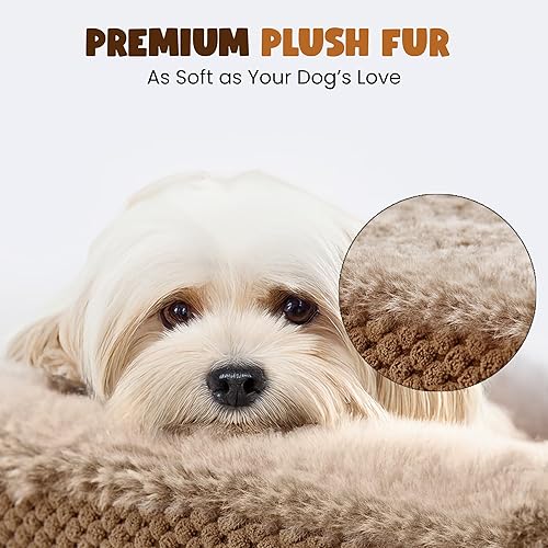 Miniatura 4 de Cama ortopédica para perros extra grandes, funda extraíble lavable, sofá indestructible de espuma viscoelástica para perros grandes, cama redonda