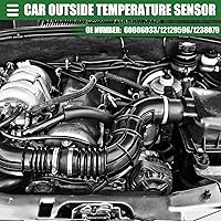 Vista 2 de Motoforti Sensor de temperatura de admisión de aire, sensor de temperatura de carga de aire, para Chevrolet Cruze 2009-2016, plástico