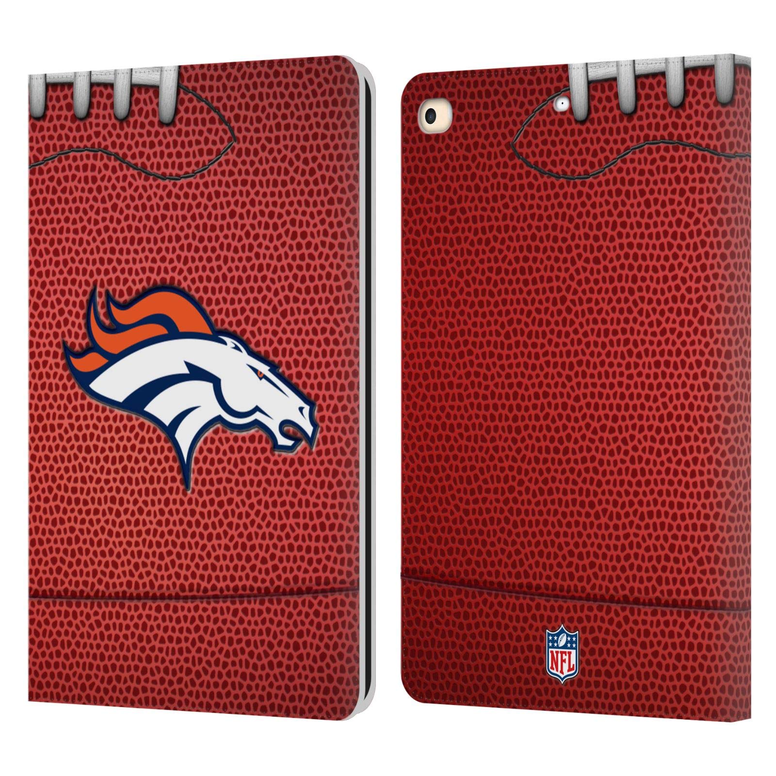 Carcasa de cuero NFL Denver Broncos para iPad 9.7 2017 y 2018 Head Case Designs 7