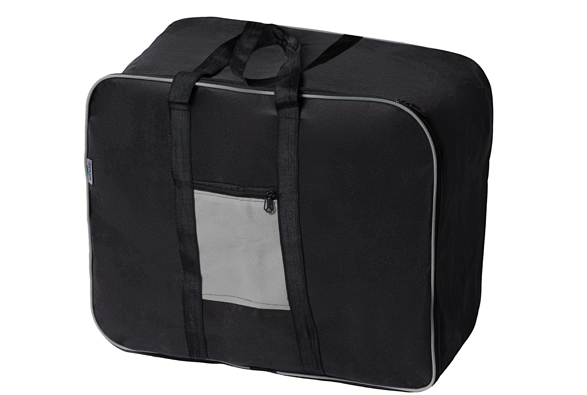 RRENVA Underbed Storage Bags | Large Capacity Foldable Storage Containers with Clear Window & Reinforced Handles | 70L Organizer for Blankets, Comforters, Bedding & Clothes (Baroque, 1 pc)