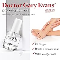 Vista 5 de daniPro Esmalte de uñas transparente formulado por médicos, 0.5 onzas, esmalte de uñas con ácido undecilénico, vitaminas y biotina, capa base
