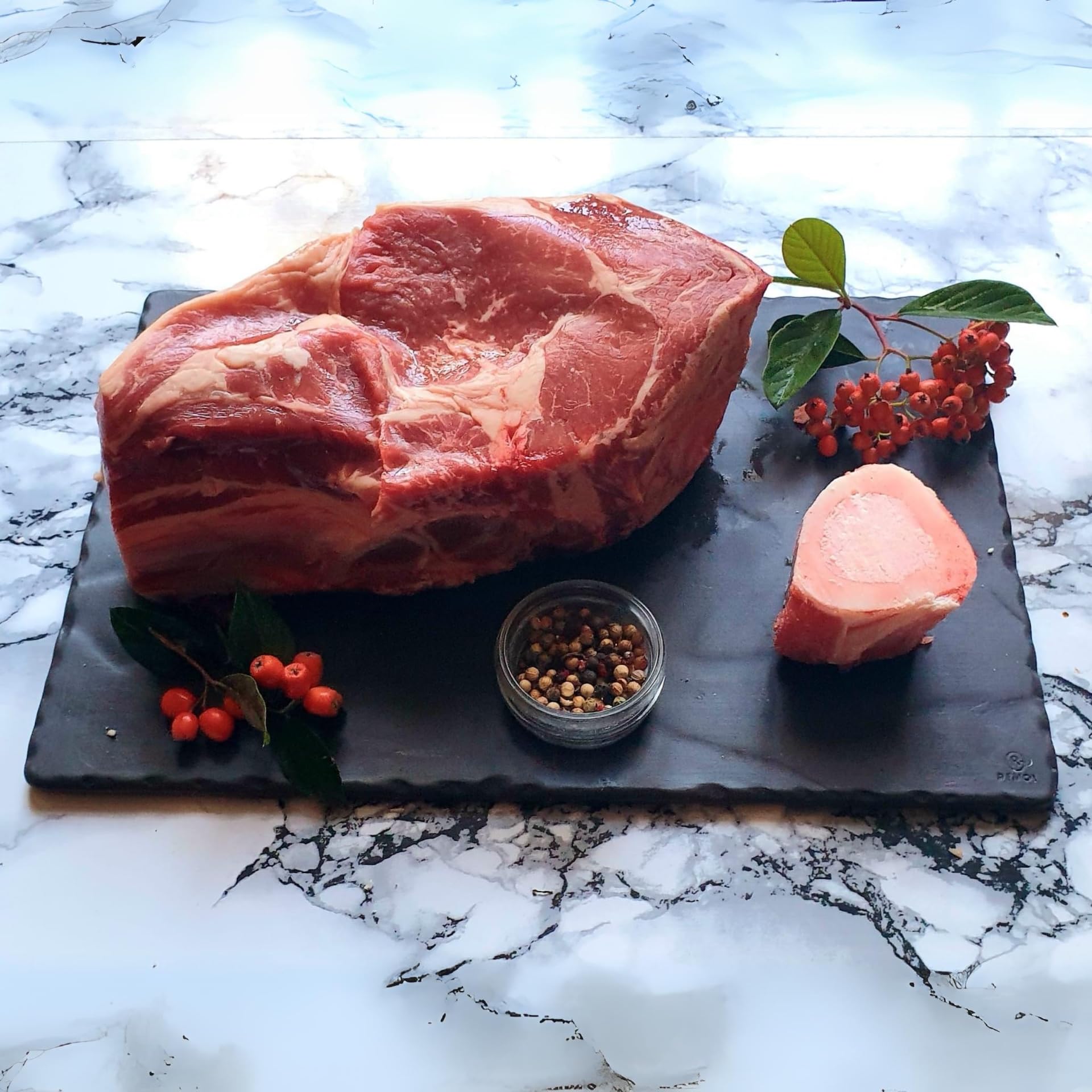 SELECTIV I Côte de Bœuf Angus 1 kg – Origine Irlande – Viande Premium pour Barbecue – Qualité Boucher – Marque Selectiv
