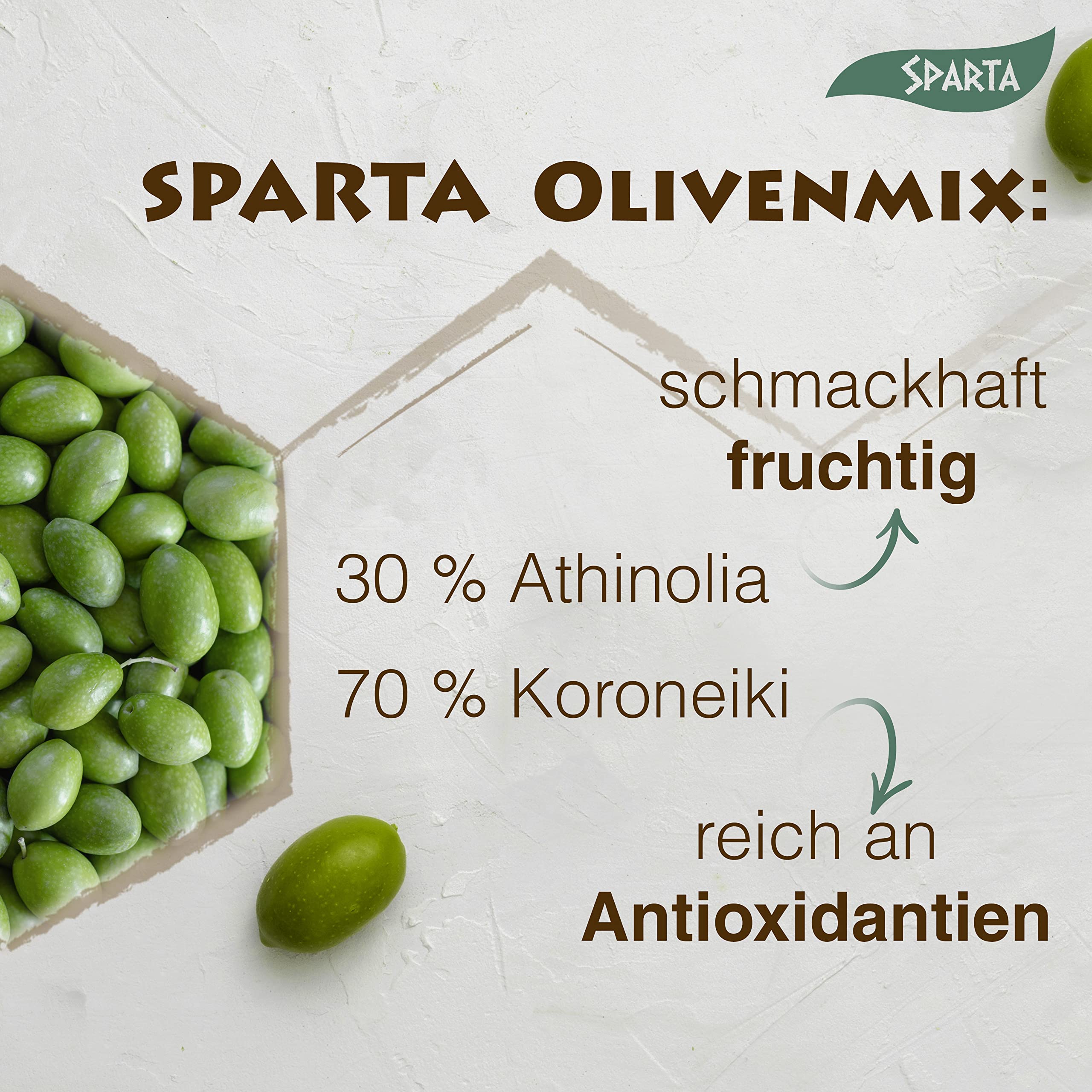 SPARTA Olivenöl erleben – BIO nativ-extra 1 l | Genieße gesunden Geschmack aus Griechenland