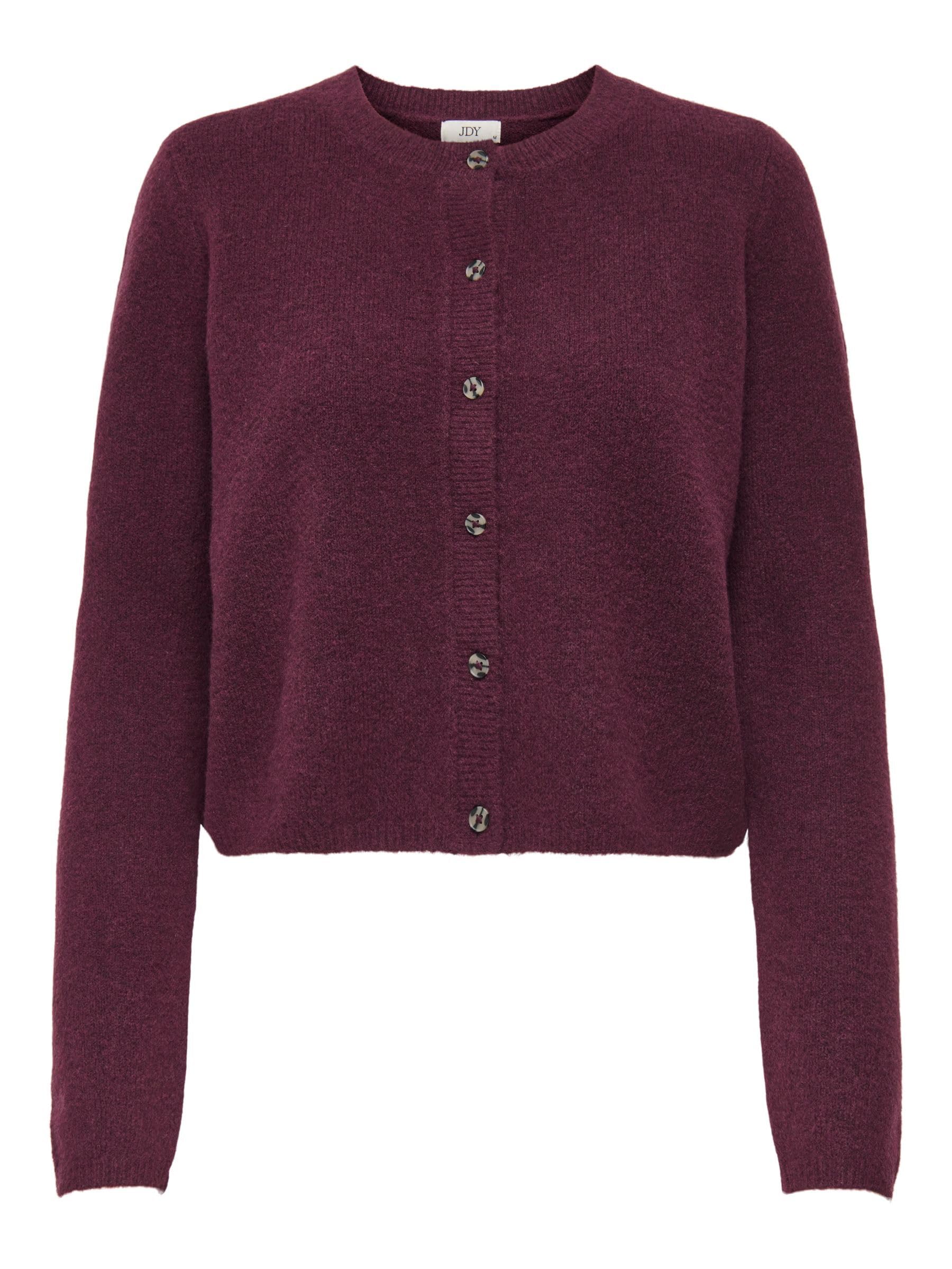 JDY Damen Jdychloe Life L/S Cardigan KNT Noos, Winetasting, XL
