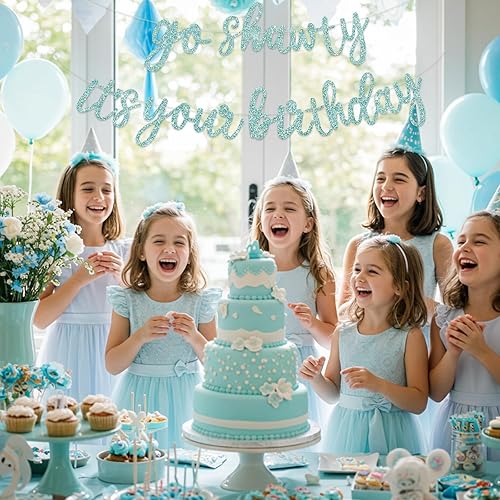 Miniatura 39 de BEISHIDA Cartel Purple Go Shawty It's Your Birthday - No DIY - Cartel de feliz cumpleaños con purpurina con temática de hip hop, pre-encordado