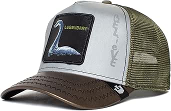 Goorin Bros Farm Nudes Adjustable Trucker Hat - Blank Denim Cap With Terrycloth Sweatband