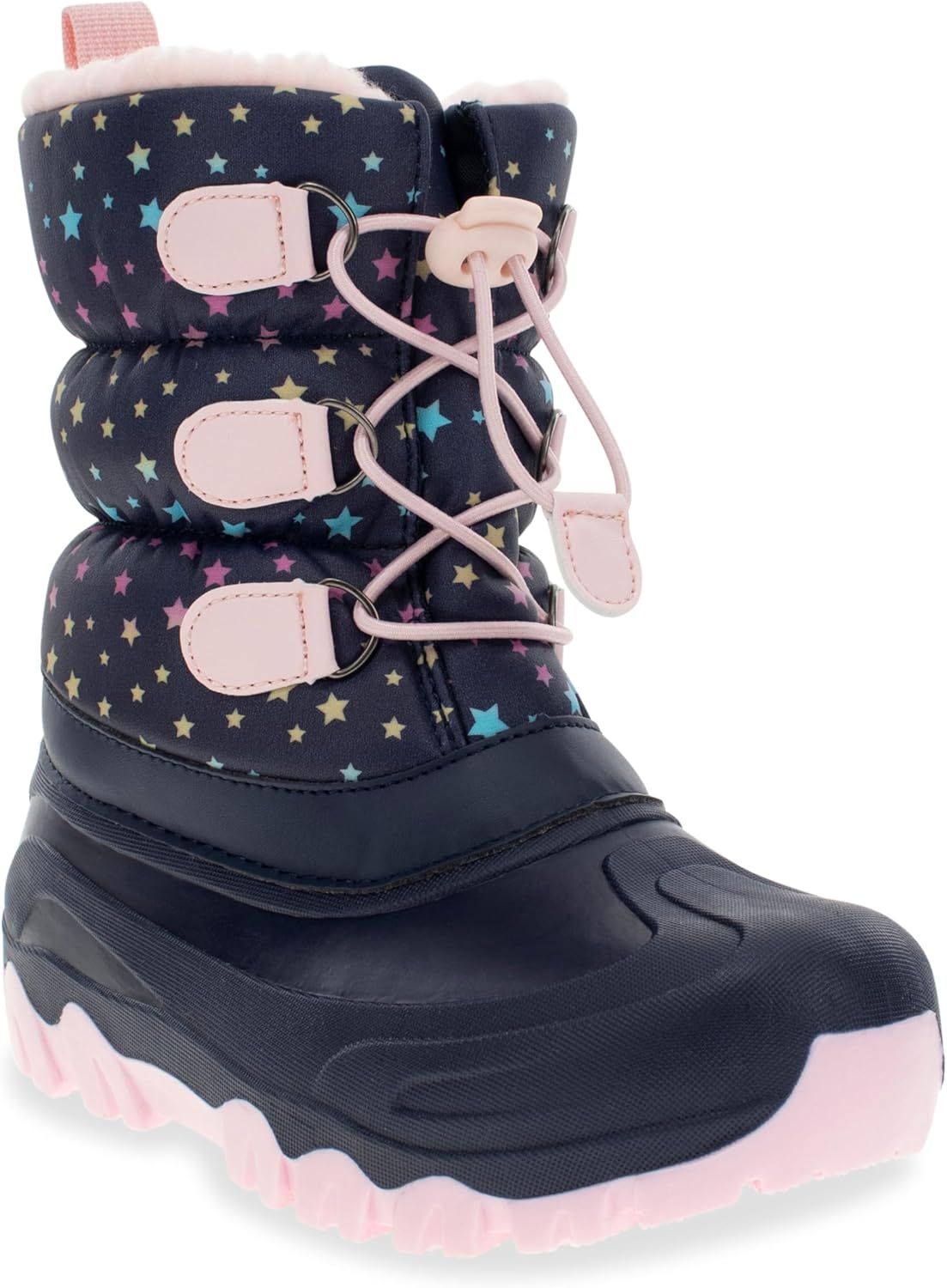 Western Chief Waterproof Snow Boots with Adjustable Toggle for Toddlers and Kids – Faux Fur Lined Cold-Weather Boots