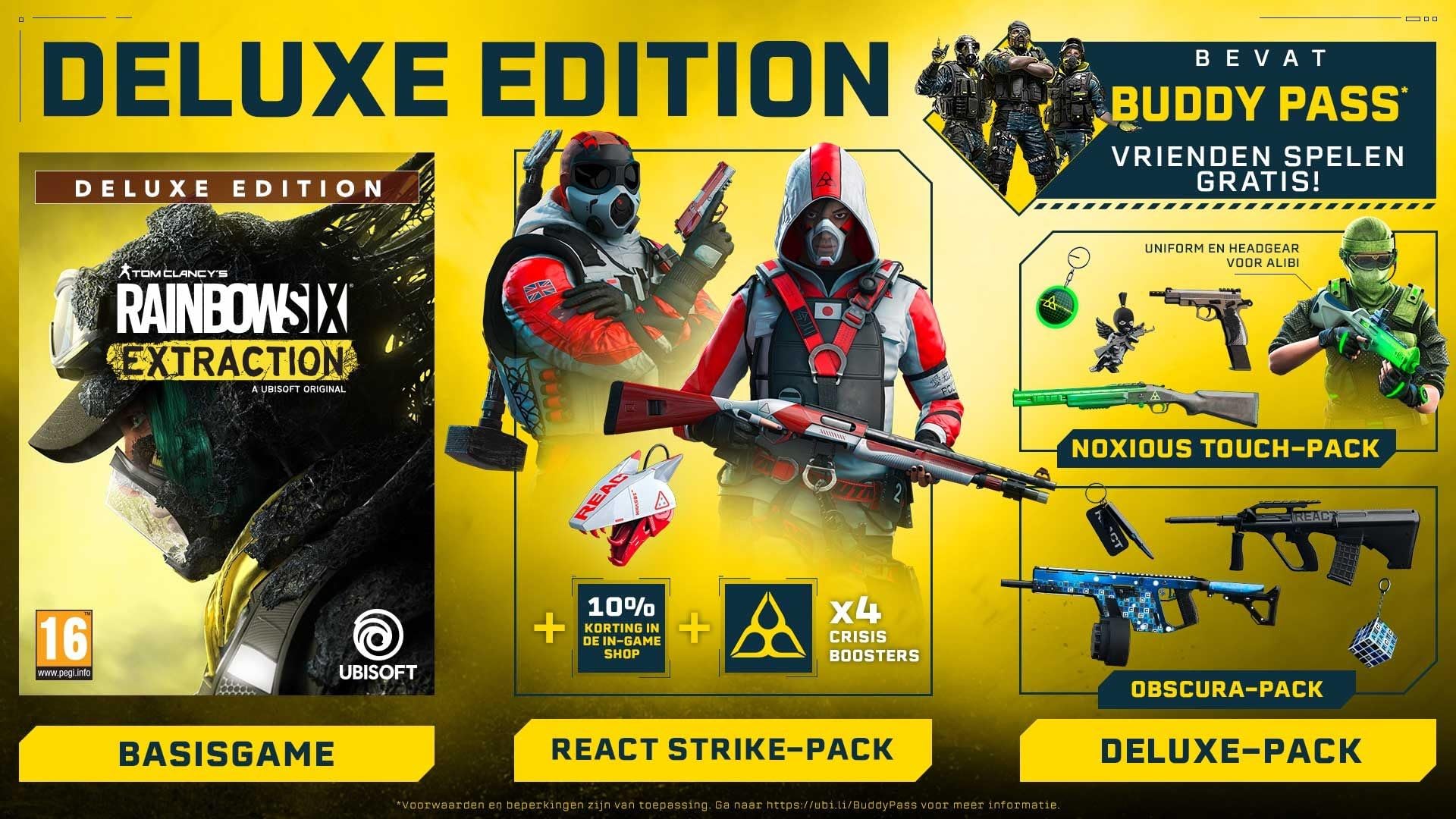 Rainbow Six Extraction - Edición Deluxe - Incluye React Strike y Deluxe Pack - PS5