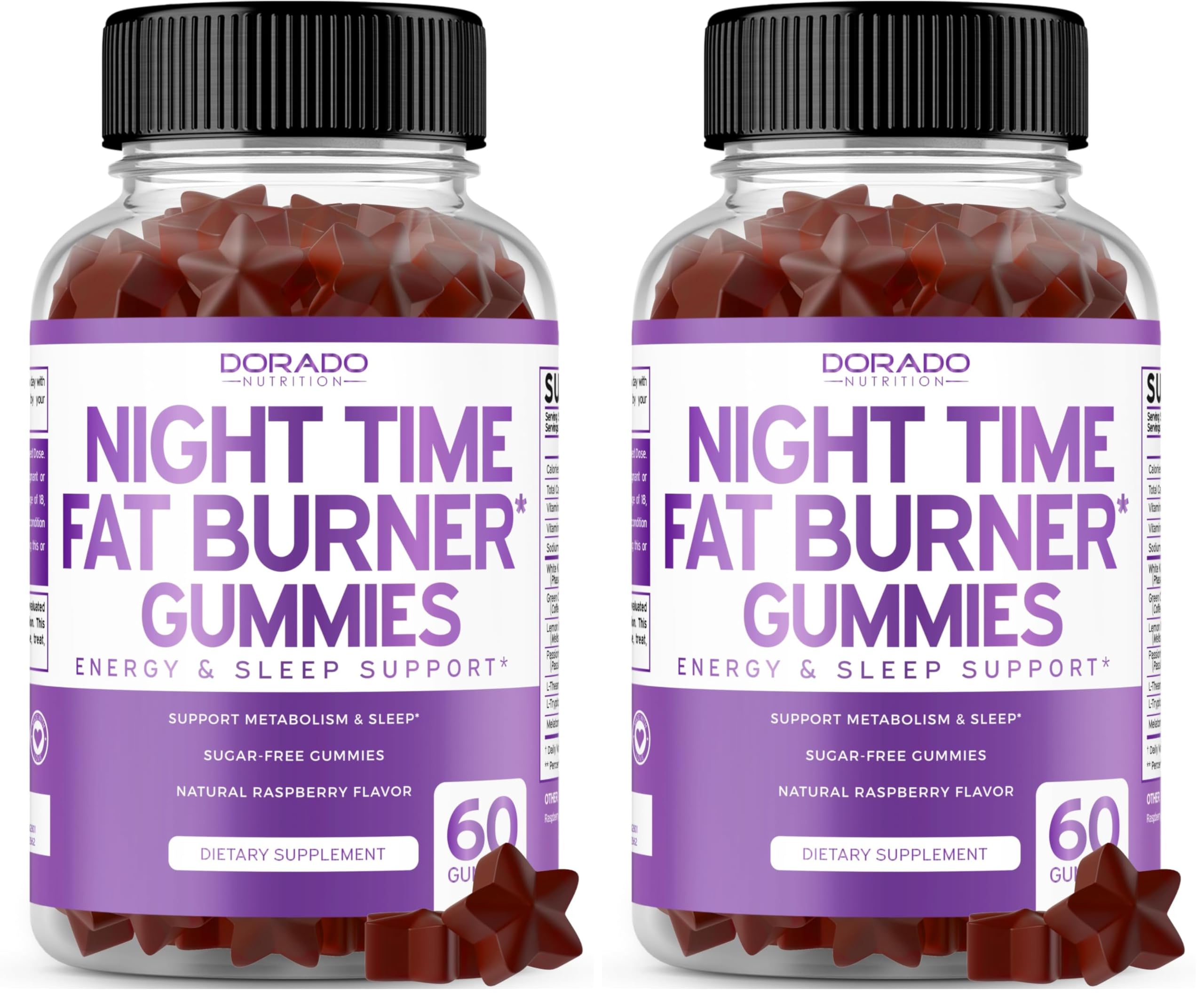 Amazon.com: Night Time Fat Burner Gummies (60 Count) Weight Loss