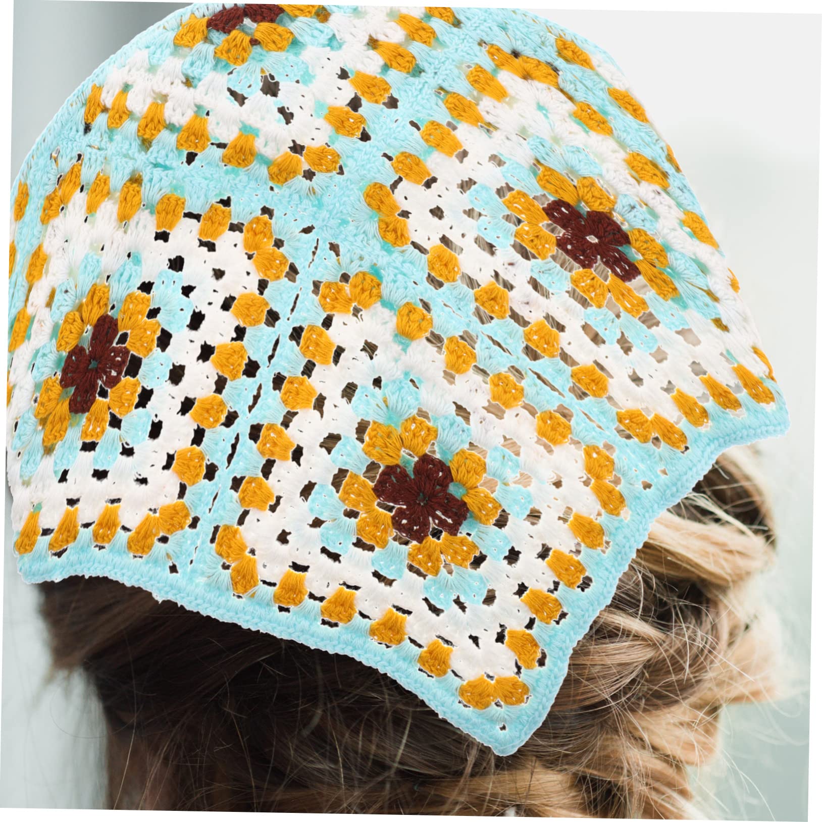 POPETPOP 5 Pezzi Bandana Per Donna Sciarpa Per All'uncinetto Elegante Accessorio Avvolgente