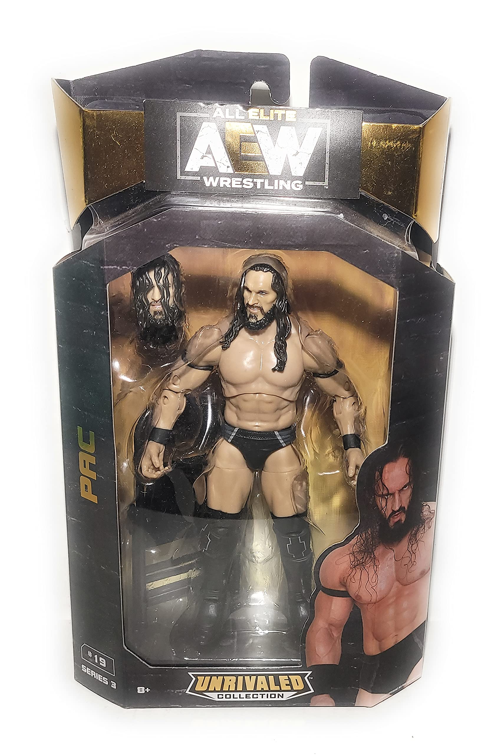 All Elite Wrestling - 1 Figure Pack (Unrivaled Figure) W3 - PAC