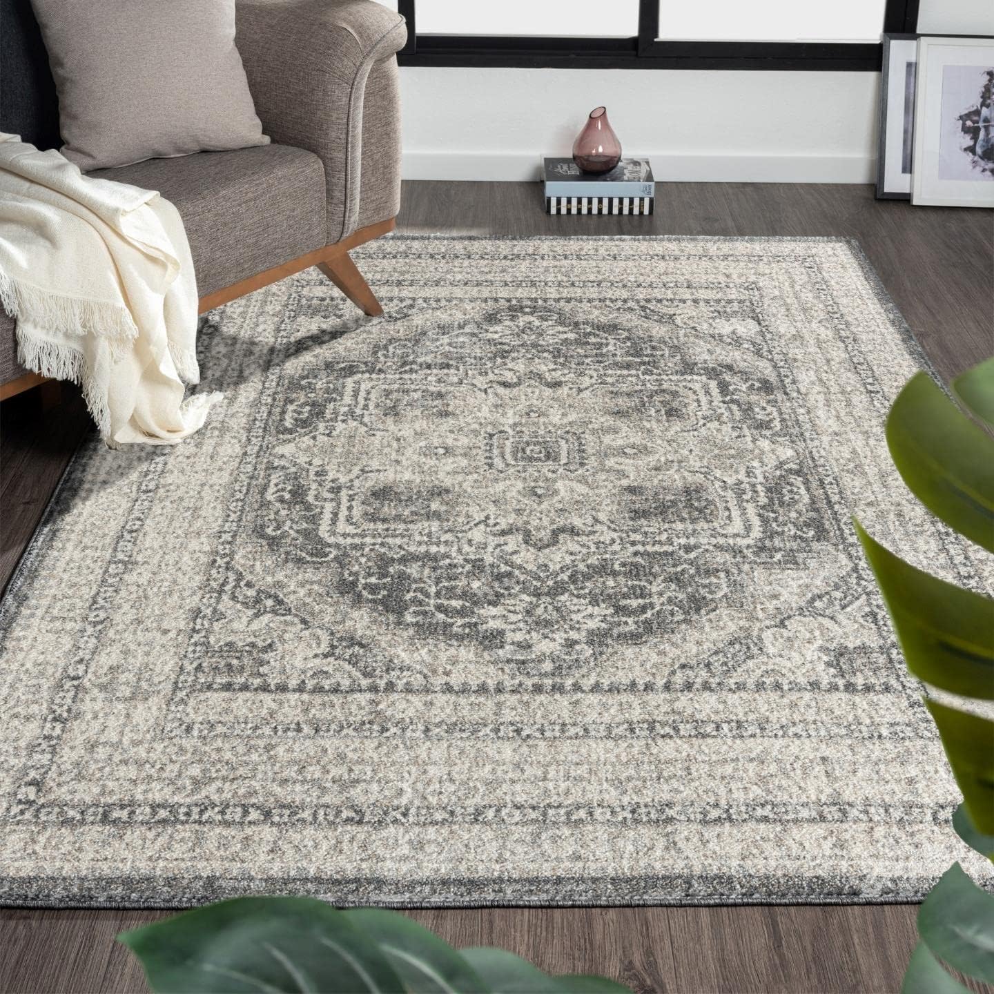 LUXE WEAVERS Moroccan Bohemian Brown 6x9 Area Rug