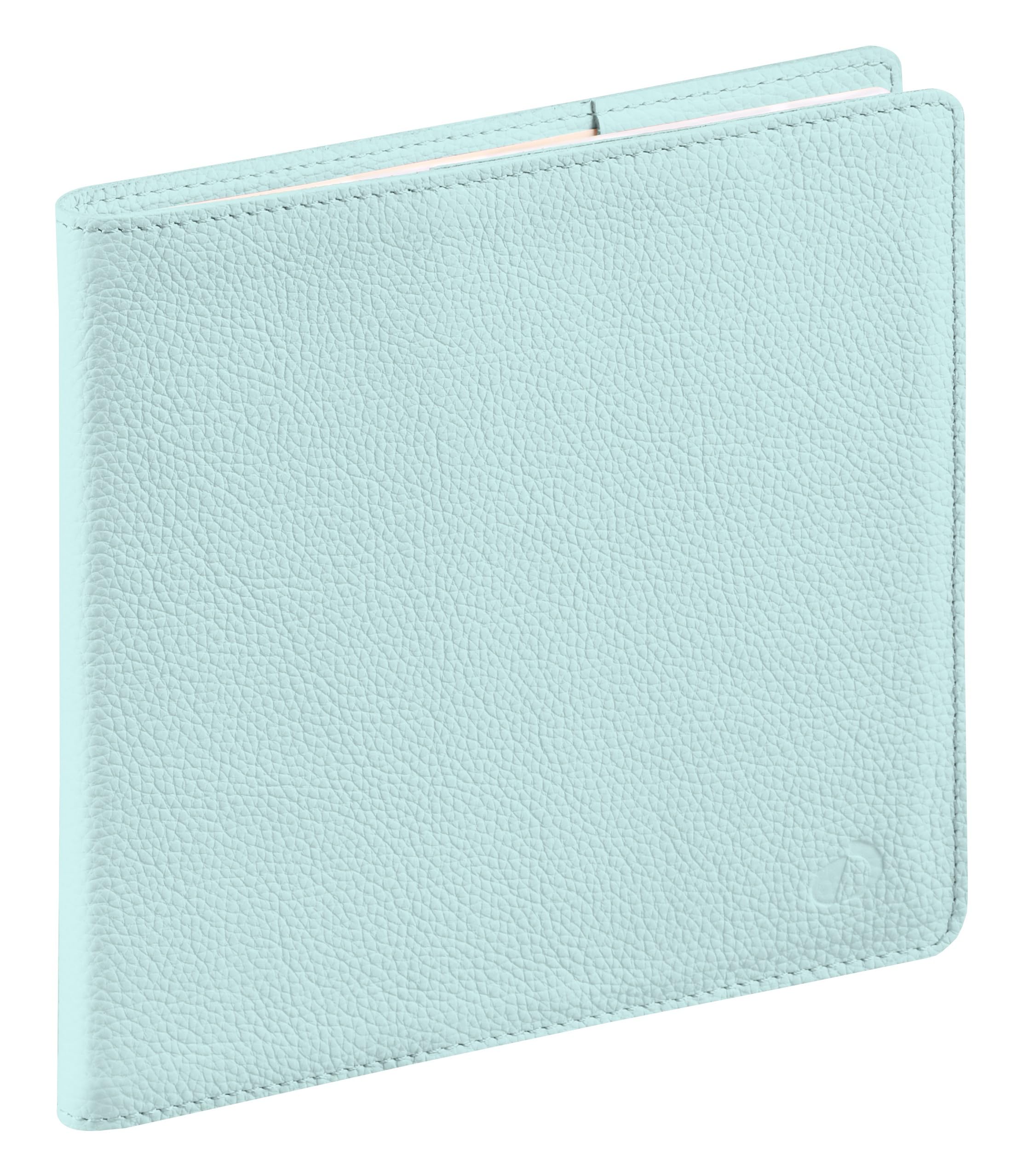 Quo Vadis - Kalender – 2025 – Executive – Wochenkalender – Französisch – Tania – Hellgrün – 13 Monate von Dezember bis Dezember – 16 x 16 cm – Papier Clairefontaine weiß – Vollnarbenleder