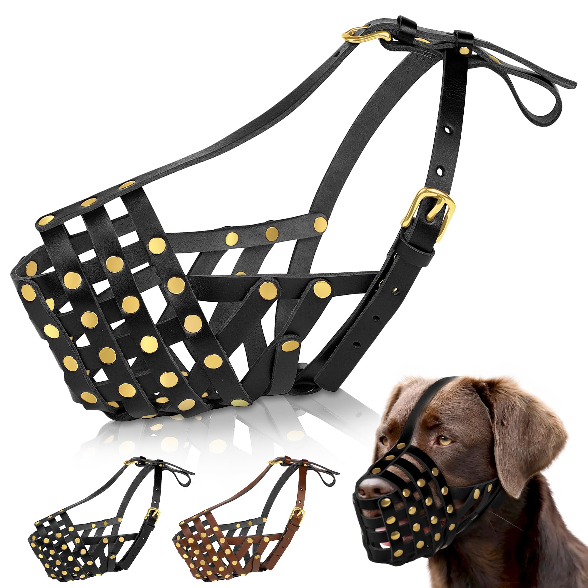 OOPSDOGGY Labrador Dog Muzzle for Large Dogs