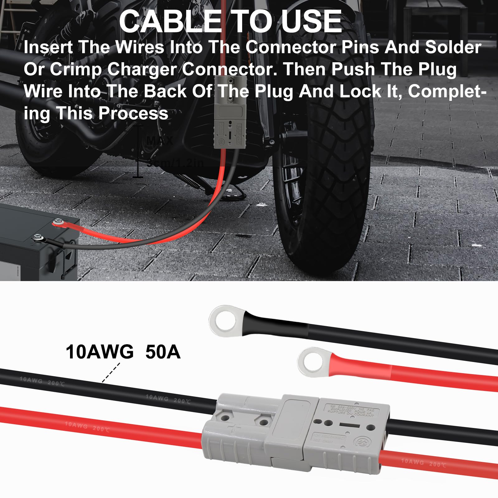 Pangyoo Elektrische kabel van siliconendraad 8AWG 6AWG 4AWG 2AWG 2AWG 1AWG 1AWG batterijkabel voor auto zeer zachte elektrische kabel 25 mm 50 mm (maat: 5 meter, kleur: 4awg
