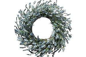 TEMPUS 20 Inch Blue Grains Flower String for Front Doors Wreath
