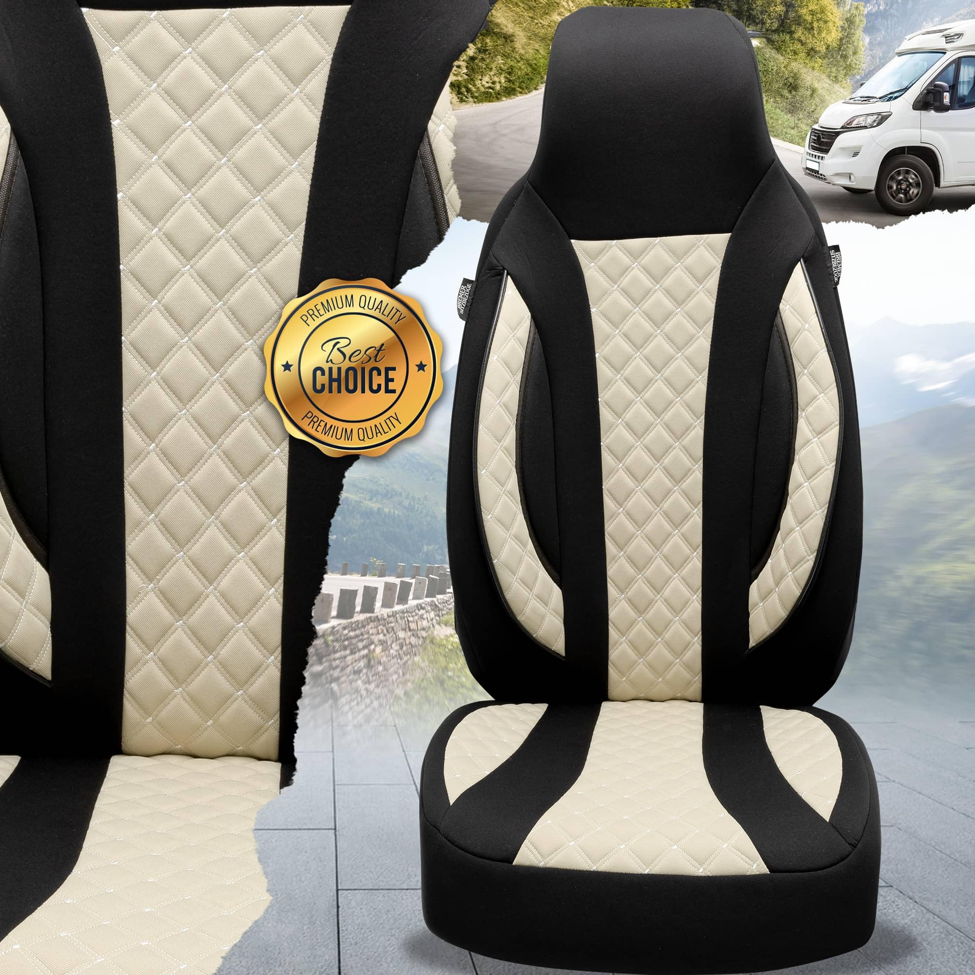 BREMER SITZBEZÜGE Wohnmobil Schonbezüge für Clever Vans Celebration (WPL410)