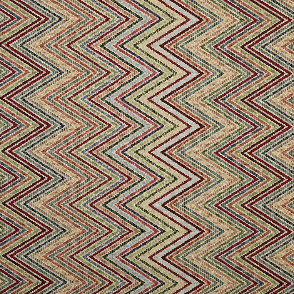 Kt KILOtela - Tela Tapicería, Jacquard Gobelino, Tapizar Sillas, Cojines, Cabecero, Sofá, Bolsos, Resistente al Desgaste, Costura, 100 cm Largo x 280 cm Ancho, Geométrico, Multicolor, 1 metro — view 63